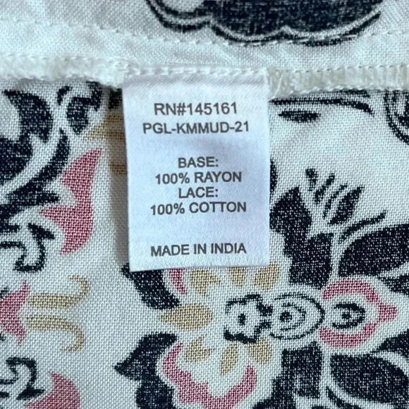 C Label Boho Blue Printed Tunic Mini Dress Size S - Picture 10 of 10